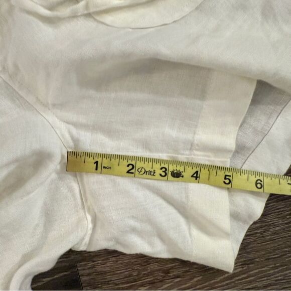 Athleta 100% Linen Drawstring Shorts - Picture 4 of 6